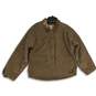 Timberland Mens Pro Series Brown Flap Pocket Long Sleeve Full Zip Jacket Size L image number 1