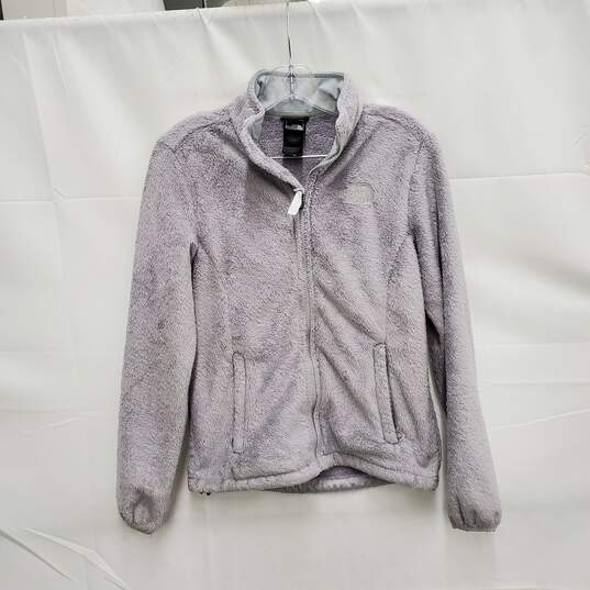 The North Face WM's Osito Light Gray Fleece Full Zipper Sweat Coat Size XS image number 1