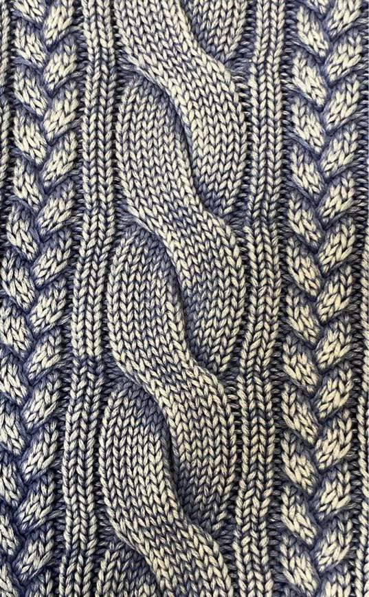 Polo by Ralph Lauren Women's Blue Cable Knit Sweater- S NWT image number 7