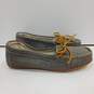 Minnetonka Women's Grey Moccasin Bow Canvas Slip On Shoes Size 9.5 image number 3