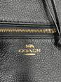 Women's Black Coach Andi Pebble Leather Backpack image number 3
