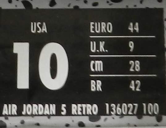 Jordan 5 Retro Fire Red Men's Shoe Size 10 image number 7