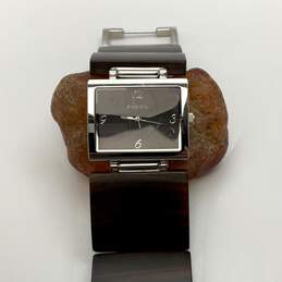 Designer Fossil ES-1540 Stainless Steel Square Dial Quartz Analog Wristwatch