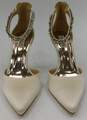Badgley Mischka Women's Size 10  Flash Ankle Strap Pointed Toe High Heel image number 1