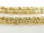 Vintage 14K Yellow Gold Double Curb Chain Bracelet 12.4g image number 7