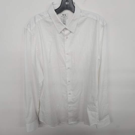 No6 H&M Essential White Long Sleeve Button Up image number 1