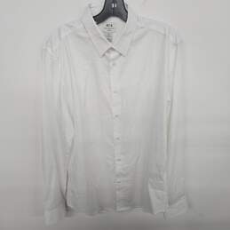 No6 H&M Essential White Long Sleeve Button Up