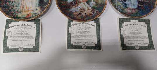 Bundle of 6 Dona Gelsinger Garden Blessings Authenticity Collectors Plates image number 2