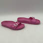 Womens Madrid Pink Buckle Strap Open Toe Slip-On Slide Sandals Size 6 image number 4
