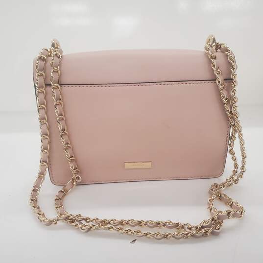 Aldo Butterfly Pink Faux Leather Crossbody Bag NWT image number 3