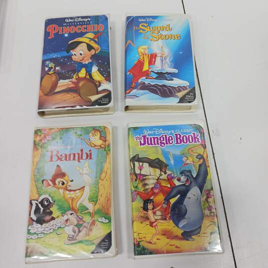 12PC Disney Classics VHS Assorted Movie Bundle image number 3