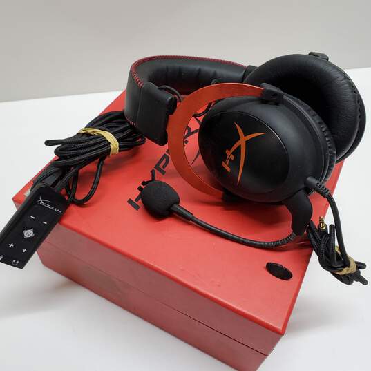 Kingston HyperX Cloud Core Black/Red Headband Headsets for Multi-Platform image number 1