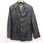 Men's Black Wilsons Leather Coat Male Size Small image number 1