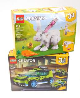 Creator Factory Sealed Sets 31074: Rocket Rally Car & 31133: White Rabbit