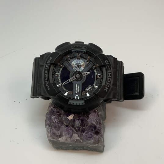 Designer Casio G-Shock GA-110 Black Water Resistant Analog Wristwatch image number 1