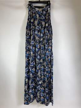 Lane Bryant Women Blue Floral Print Sleeveless Dress 28 NWT alternative image