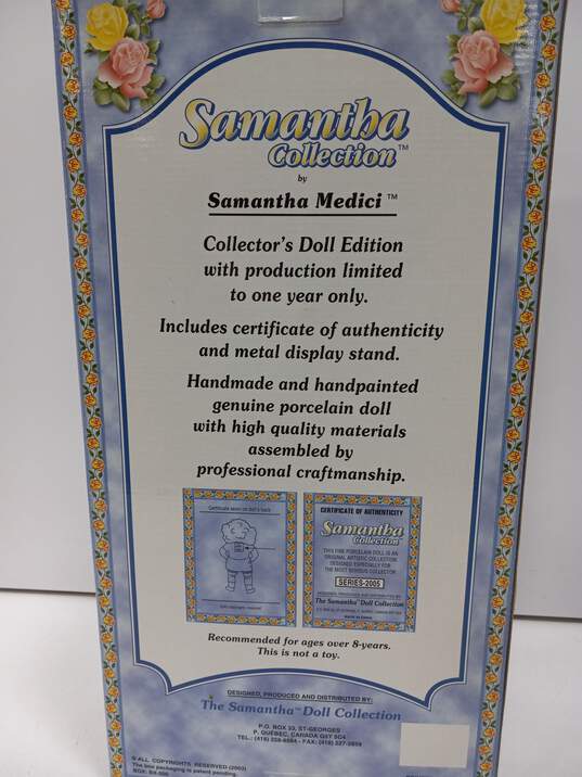 Samantha Collection By Samantha Medici Limited Edition of Fine Porcelain Doll NIB image number 2