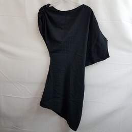 Zara Women's Black Asymmetrical Jayla Dress Black Size XS alternative image