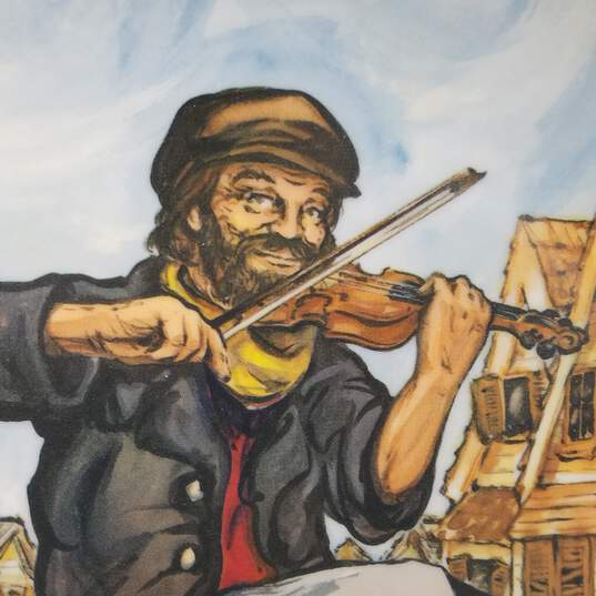 The Fiddler On The Roof  Fairmont Kaplan Studio Plate  Framed image number 7