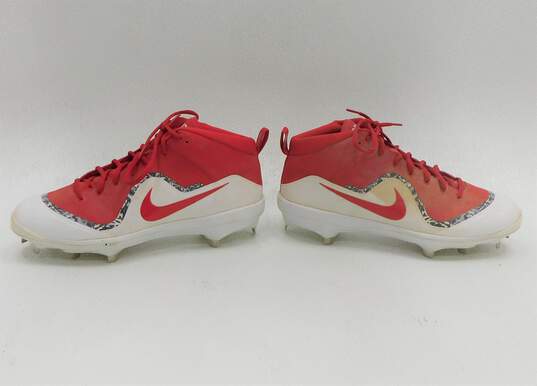 Nike Force Air Trout 4 Pro Red White Men's Shoe Size 12 image number 5