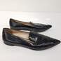 Prada Milano Black Leather Pointed Toe Loafers Women's Size 6 image number 6