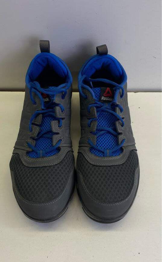 Reebok DMX Flex Work Alloy Toe Shoes Size 10.5 Grey image number 6