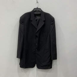 Mens Modena Black Single-Breasted Two-Piece Suit Pants Set Size 48B/42P alternative image