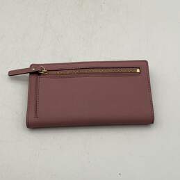 Kate Spade Womens Pink Leather Card Holder Magnetic Snap Bifold Wallet alternative image