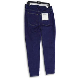 NWT Womens Blue Denim Medium Wash 5-Pocket Design Skinny Jeans Size 14-18 alternative image