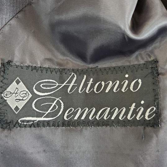 Altonio Demantie Men Grey Set Suit Sz 48 image number 3