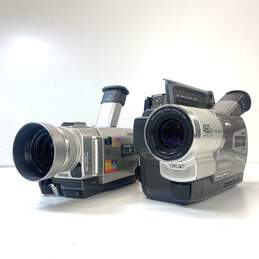 Sony Handycam Camcorder Lot of 2 (For Parts or Repair)