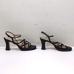 Women's Black Strappy Heels Size 8N alternative image