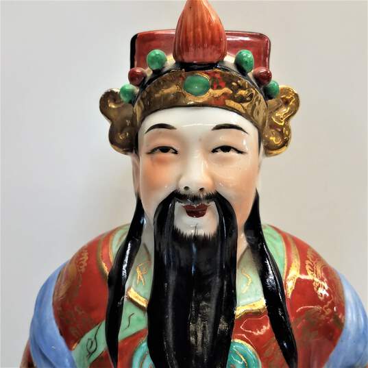 General Kwan Vintage Porcelain Asian Figural 14 in Statue image number 3