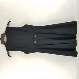 White House Black Market Women Black Sleeveless Dress 4P NWT alternative image