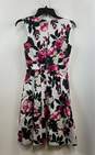 White House Black Market White Floral Casual Dress - Size 00 image number 2