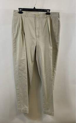 Polo Ralph Lauren Mens Tan Classic Cotton Andrew Chino Pants Size 36/30 alternative image