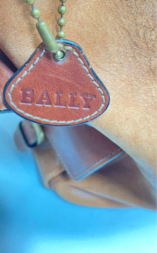 Bally Handbag Brown Leather Shoulder Bag image number 7