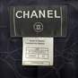 Women's 2001 Chanel Geometric Patterned Blazer Jacket Size 42 image number 4