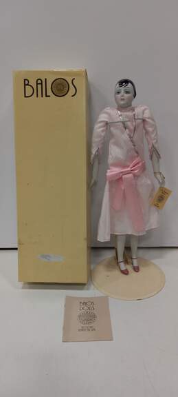Vintage Balos Porcelain Doll w/Box