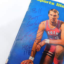 HOF Golden St Warriors Rick Barry Signed 1970 Sports Illustrated Magazine Cover alternative image