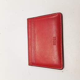 Hugo Boss Card Holder Red