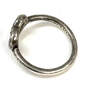 Designer Pandora S925 ALE 52 Sterling Silver Rhinestone Heart Band Ring image number 3