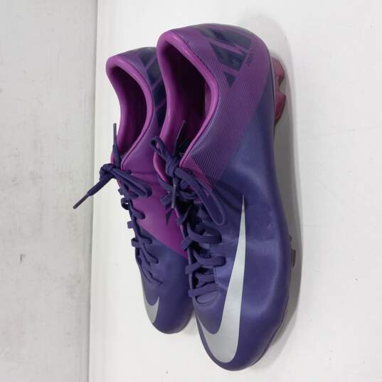Nike Mercurial Men's Purple Football Cleats image number 2