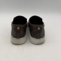 Michael Kors Womens Brown Round Toe Slip-On Sneaker Shoes Size 8.5 alternative image