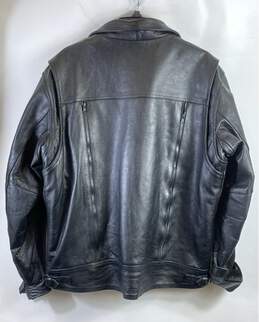 Milwaukee Men Black Heavyweight Leather Jacket L alternative image