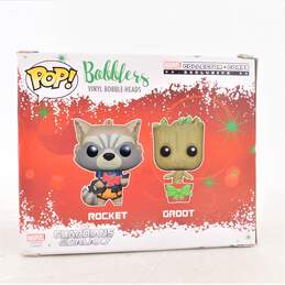 Funko Pop! Marvel Guardians of the Galaxy Rocket and Groot Holiday Bobblers alternative image