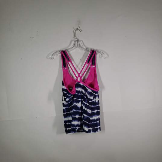 NWT Womens Light Weight 4-Way Stretch Sleeveless Swim Wear Tankini Top Size XL image number 2