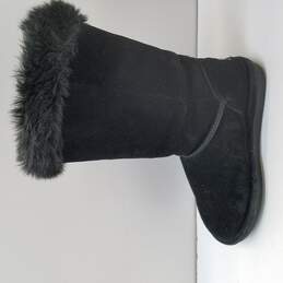 Bearpaw Suede Solid Black Boots US Women's 6 alternative image
