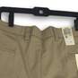 NWT Dockers Mens Tan Khaki Pleated Slash Pocket Chino Shorts Size 38 image number 4