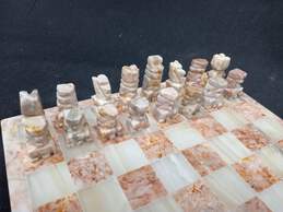 Stone Onyx Mini 7.5"x7.5" Chess Board alternative image